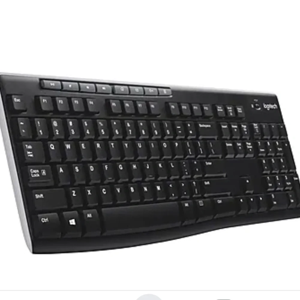 Logitech K270 USB Wireless Keyboard, black. Excellent condition.